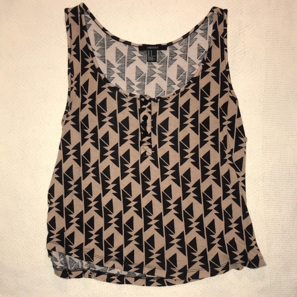 Forever 21 Tan Tank Size M